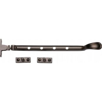 Heritage Brass Casement Window Stay Spoon Pattern 10" Matt Bronze | V990 10-MB